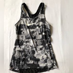 Women Dri Fit Size S Gray And Black Color Sleeveless Top - 1196
